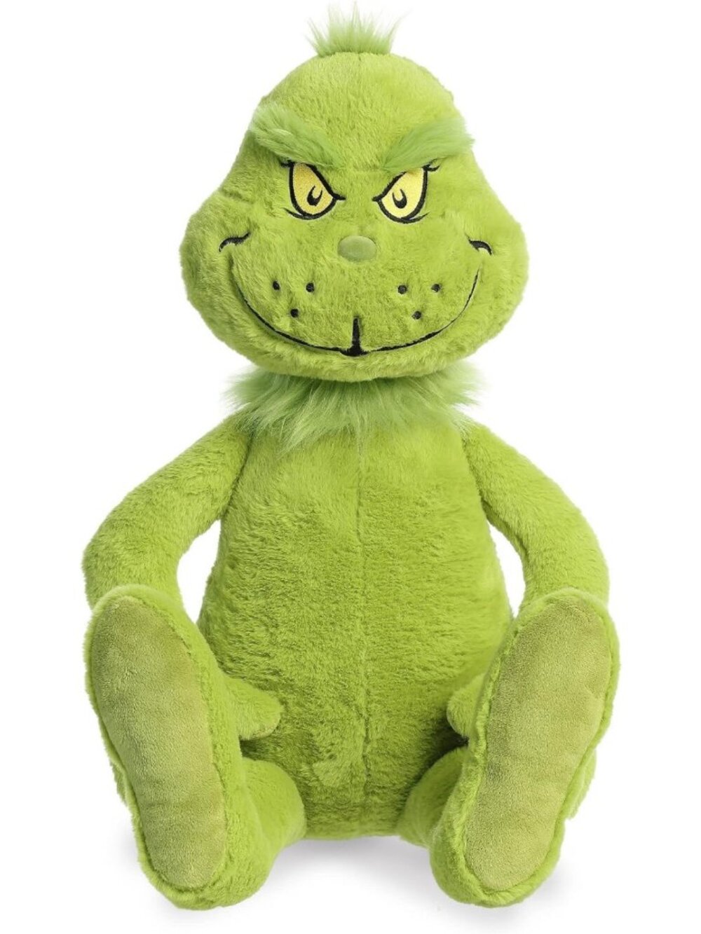 Whimsical 32" Jumbo Grinch Plush Toy | Soft, Cozy Holiday Decor & Gift